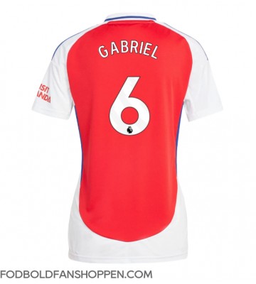 Arsenal Gabriel Magalhaes #6 Hjemmebanetrøje Dame 2024-25 Kortærmet
